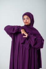 Dark Purple Cotton Isdal - Image 4