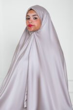 Luxurious Satin Khemar Beige - Image 2