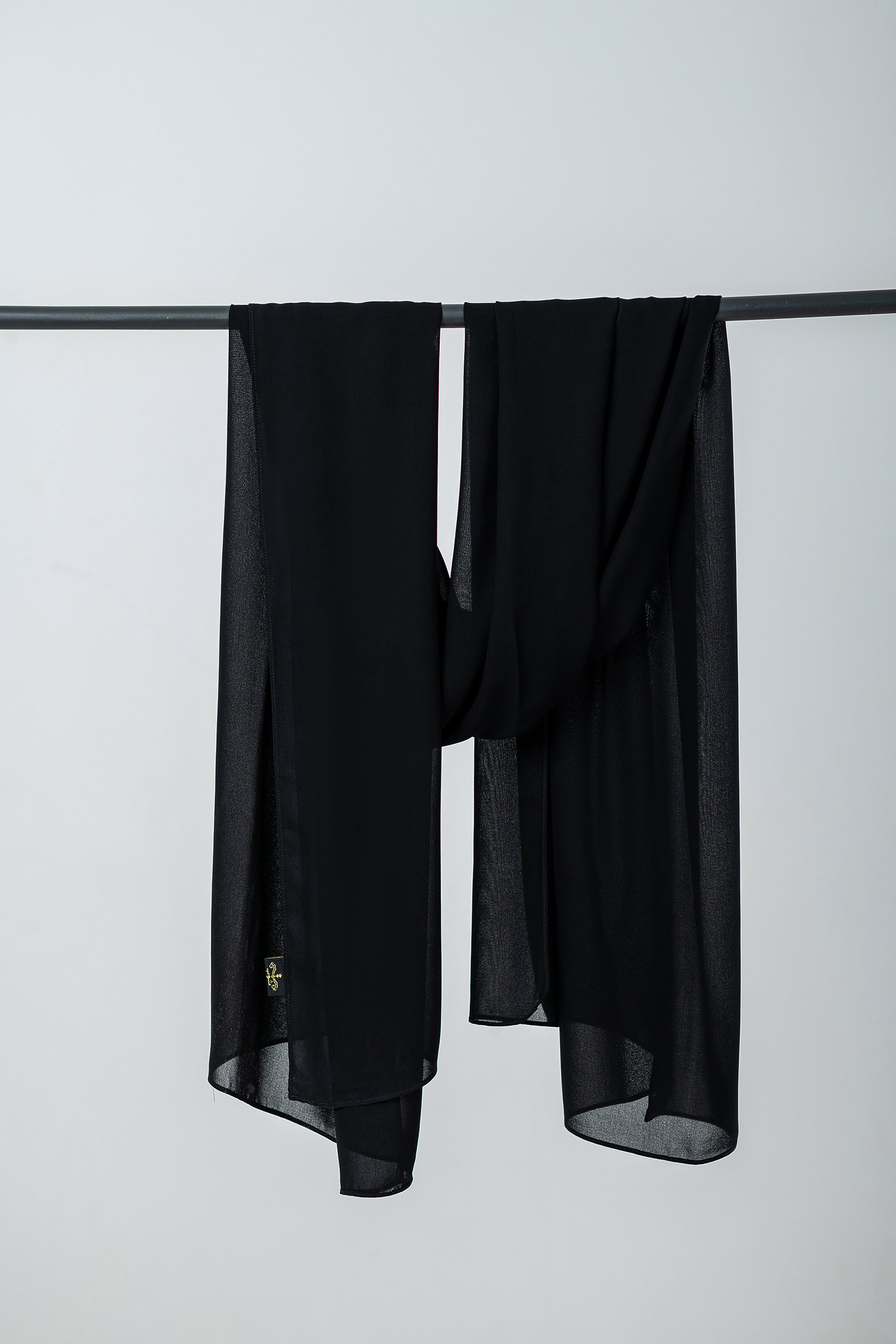 SC-Black (1) Black Scarf - Image 1