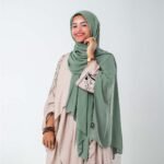 Light Olive Scarf - Image 2