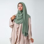 Light Olive Scarf - Image 3