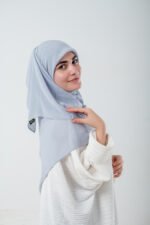 Powder blue Scarf - Image 4