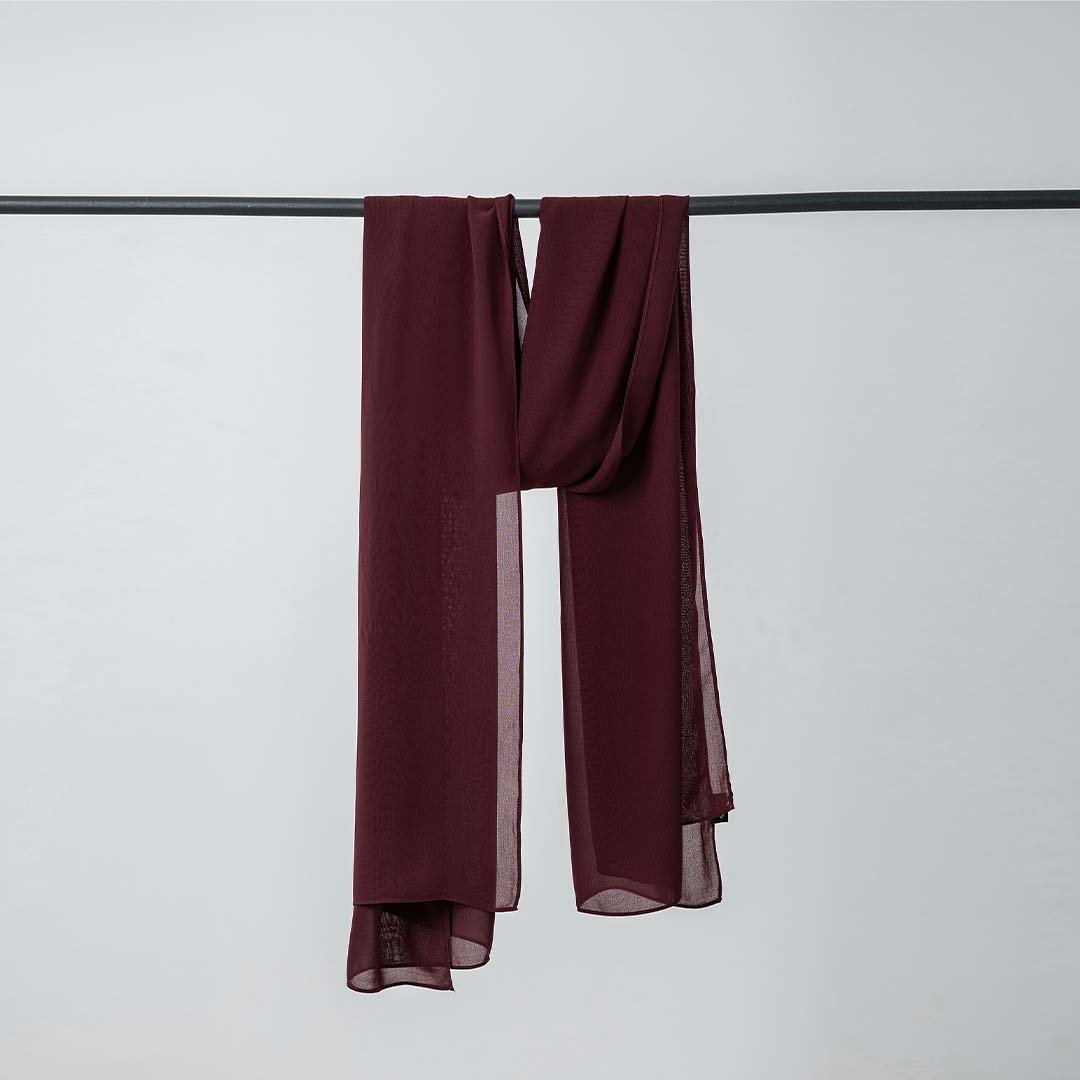 SC-maroono Maroon Scarf - Image 1