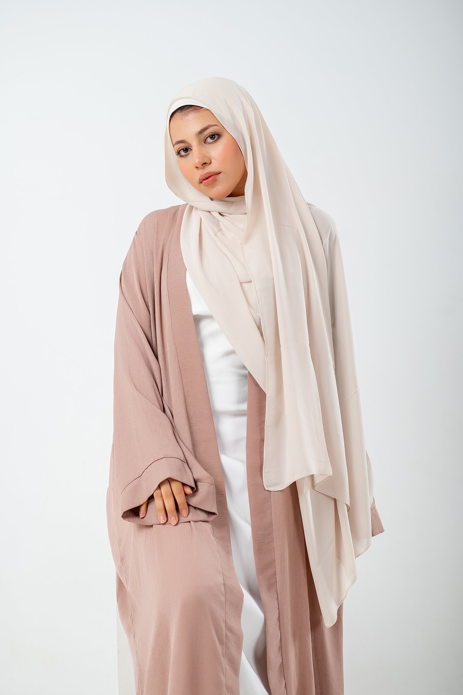 SC-Soft baige-2 Soft baige Scarf - Image 1