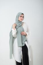 Baby green Scarf - Image 2