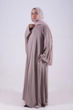 Cloché Abaya (warm Beige) - Image 6