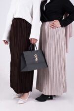 Pleated Crepe Jupe - Image 6