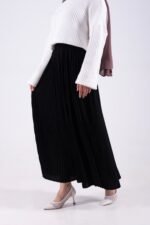 Pleated Crepe Jupe - Image 5