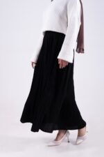 Pleated Crepe Jupe - Image 4