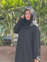 Cloché Abaya (Black) - Image 5