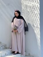 Cloché Abaya (warm Beige) - Image 3