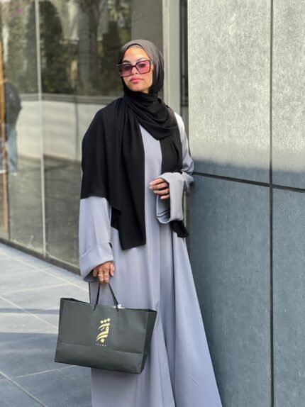 Cloché Abaya (Grey)