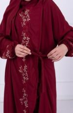 Pure Ease Drape Isdal_ Maroon - Image 3