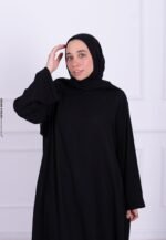 Cloché Abaya (Black) - Image 6