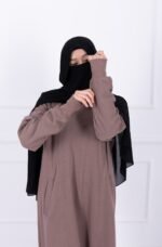 Hoodie Abaya (Soft Mocha) - Image 4