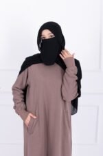 Hoodie Abaya (Soft Mocha) - Image 5