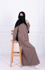 Hoodie Abaya (Soft Mocha) - Image 7