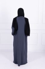 Hoodie Abaya (Blue Grey) - Image 2